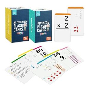 Merka Multiplication & Division Flash Cards Set